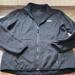 LL Bean zip up fleece jacket